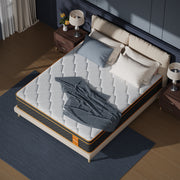 Full Mattress, 12Inch Hybrid Mattress in a Box with Memory Foam and Individual Pocket Springs - Medium Firm, Motion Isolation, Extra Edge Support & Pressure Relief, CertiPUR-US Certified